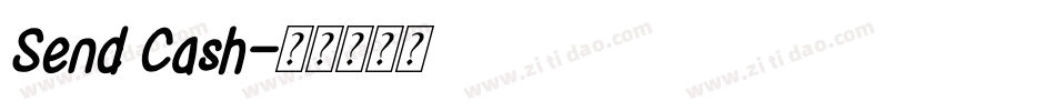 Send Cash字体转换
